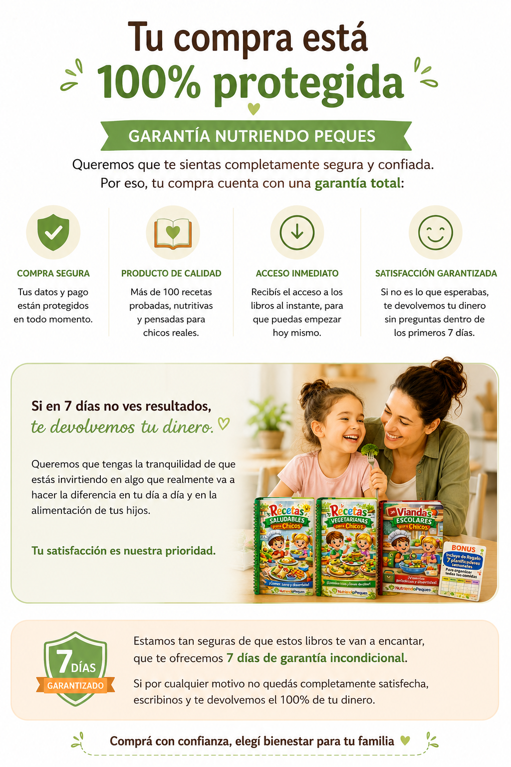 💚 Dejá de perder tiempo pensando qué cocinar todos los días
